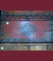 442 - Antico baule tibetano, 19 secolo, misure cm L145,5 x A69 x P52