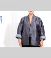 681 - Giacca-Camicia kimono corta, taffetà di seta