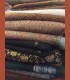 139 - Collection de châles en pashmina brodés en soie, pièces uniques
