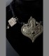 939 - Antica collana, argento, Kashmir, 19th secolo, India