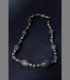 059 - An Antique Silver Turkmen Long-Necklace, 19th century