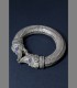 031 - Antico bracciale nuziale Maharani, argento, vetro di Aleppo, Udaipur, 18th secolo, India