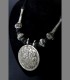974 - SOLD -  Antique Votive Silver Pendant - with Ganesh