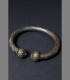050 - Antico e raro bracciale nuziale, argento, Rajasthan, 18th secolo, India