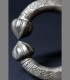 983 - Antico bracciale, argento, simbologie esoteriche, Rajasthan, 19th secolo, India