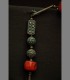 994 - VENDUTO Antica collana tibetana, corallo, perle, argento, turchese