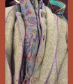 1162 - Shawl in fine yarn, shetland twinset