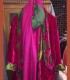 092 - Scialli in filato di pura pashmina, stola in velluto di seta, giacca in velluto di seta