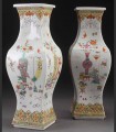 289 - Vasi a "balaustra", porcellana antica, 19th secolo, Cina