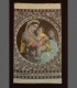 295 - Madonna della seggiola, arazzo in filo di seta e seta colorata, misure cm 33 x 20 (Italia)